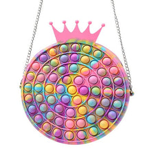画像をギャラリービューアに読み込む, Silicone Pop Fidget Crown Shoulder Bag Push Bubble