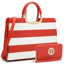 画像をギャラリービューアに読み込む, Dasein Tote Satchel Bag With Matching Wallet