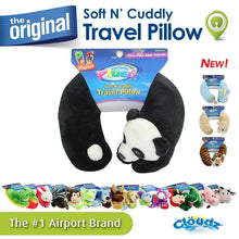 Load image into Gallery viewer, Cloudz Kids Plush Animal Neck Pillow