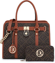 Load image into Gallery viewer, Dasein Two Tone Shoulder Handbags With Wallet