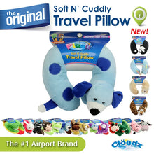 Load image into Gallery viewer, Cloudz Kids Plush Animal Neck Pillow