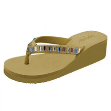 画像をギャラリービューアに読み込む, Rhinestones Flip Flops Sandals