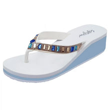 画像をギャラリービューアに読み込む, Rhinestones Flip Flops Sandals