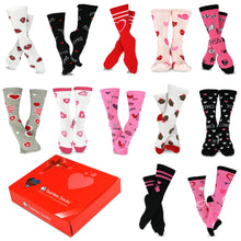 Load image into Gallery viewer, TeeHee Breast Cancer Awareness Cotton Knee High Socks
