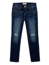 Load image into Gallery viewer, Girls Mid Rise Destructed Skinny Sizes 5-18 & Slim