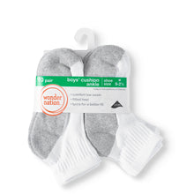 Load image into Gallery viewer, Boys 10 Pack Ankle Socks