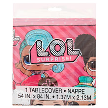 Load image into Gallery viewer, LOL Surprise Plastic Tablecloth, 84 x 54 in, 1ct