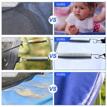 Load image into Gallery viewer, 10 FT Outdoor Fitness Trampoline with Safe Enclosure Net, 661 lbs Capacity for 3-4 Kids - slvhasitall