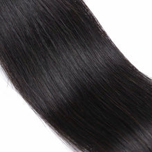 Load image into Gallery viewer, 100% Malaysian Human Straight Soft Hair Extensions Weave 1/3/4 Bundles 8"-30"Black - slvhasitall