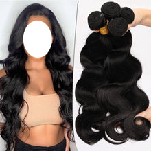 Load image into Gallery viewer, 100% Malaysian Human Straight Soft Hair Extensions Weave 1/3/4 Bundles 8"-30"Black - slvhasitall