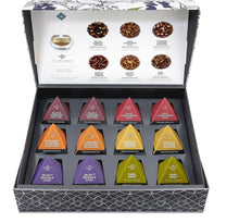Load image into Gallery viewer, 12 Whole-Leaf Teabloom Organic Black Forest Pyramid Tea - slvhasitall