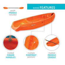 Load image into Gallery viewer, Lifetime Wave 6 ft Youth Kayak (Paddle Included),