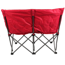 Load image into Gallery viewer, Ozark Trail Camping Love Seat Chair, Red