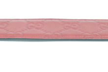画像をギャラリービューアに読み込む, Gucci ssima Belt Red Embossed Leather