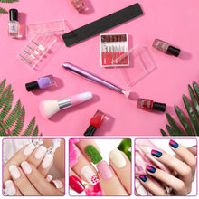 Load image into Gallery viewer, Portable Manicure Pedicure Nail File Drill Kit Set with Sanding Bands- Pink
