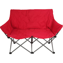 Load image into Gallery viewer, Ozark Trail Camping Love Seat Chair, Red