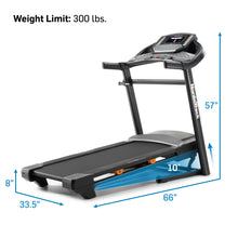 画像をギャラリービューアに読み込む, NordicTrack Folding Treadmill with 7” Interactive Touchscreen and 30-Day Membership