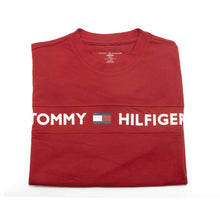 Load image into Gallery viewer, Tommy Hilfiger Men's Crew Neck Sweatshirt, Red, Size M,