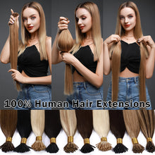 Load image into Gallery viewer, I Tip Hand-Tied 100% Human Hair Extensions