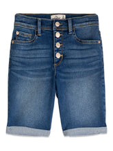 Load image into Gallery viewer, Jordache Girls Exposed Button Bermuda Shorts, Sizes 4-18 & Plus