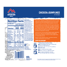 Load image into Gallery viewer, Mountain House Freeze Dried Chicken & Dumplings, 2 Servings, 4.5 oz