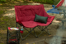 Load image into Gallery viewer, Ozark Trail Camping Love Seat Chair, Red