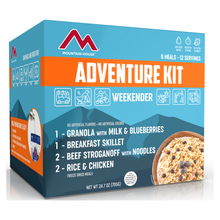 Load image into Gallery viewer, Mountain House Weekender Adventure Camping & Emergency Food Kit, 2-Day, 6 Pack, 12 Servings