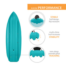 Load image into Gallery viewer, Lifetime Daylite 8 ft Sit-On-top Kayak (Paddle Included)