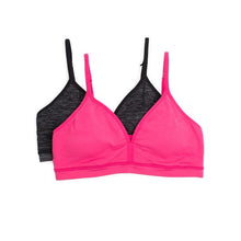 Load image into Gallery viewer, Wonder Nation Girls 4-18 Smooth Bralette, 2 Pack Set (Girls Training Bras) - slvhasitall