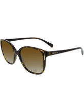 画像をギャラリービューアに読み込む, Prada Women's Gradient PR01OS-1AB3M1-55 Black Cat Eye Sunglasses