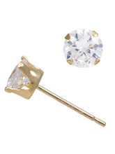 画像をギャラリービューアに読み込む, Fine Jewelry 10K Gold-Plated Cubic Zirconia Stud Earrings