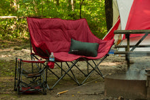 Load image into Gallery viewer, Ozark Trail Camping Love Seat Chair, Red