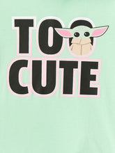 Load image into Gallery viewer, Star Wars Baby Yoda To Cute Girls Cosplay Hood and Shorts 2-Piece Outfit