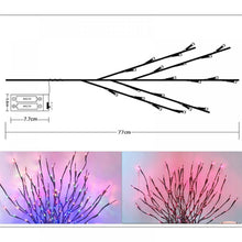 Load image into Gallery viewer, Nordic 5pcs Style Simulation Tree Branches Single 20 Lights Decoration