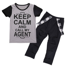Load image into Gallery viewer, Fashion Girls Clothes Short Sleeve Tops Leggings Pants Outfits 2-7T