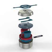 Load image into Gallery viewer, Decathlon 12 Pieces Stainless Steel Camping Mess Kits