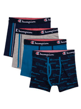 Load image into Gallery viewer, Boys' Champion Cotton Stretch Boxer Briefs 4 Pack
