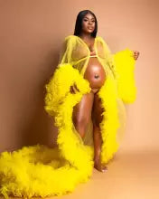 Load image into Gallery viewer, Vintage Evening Maternity Full Sleeves Extra Puffy Photography Long Gowns Dress - slvhasitall