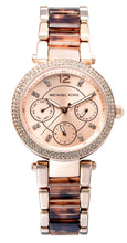 画像をギャラリービューアに読み込む, Michael Kors Rose Gold-Tone Stainless Steel Watch