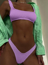 Load image into Gallery viewer, Brazilian Thong Bikini Swimwear W/ Push Up Top - slvhasitall