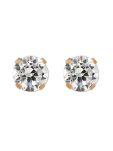 画像をギャラリービューアに読み込む, Fine Jewelry 10K Gold-Plated Cubic Zirconia Stud Earrings