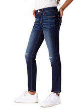 Load image into Gallery viewer, Girls Mid Rise Destructed Skinny Sizes 5-18 & Slim