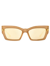 画像をギャラリービューアに読み込む, Dior Rectangular Sunglasses Cat Style Dior Pink/Gold 54mm