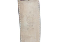 画像をギャラリービューアに読み込む, Gucci ssima Belt Red Embossed Leather
