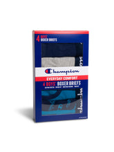 Load image into Gallery viewer, Boys' Champion Cotton Stretch Boxer Briefs 4 Pack