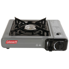 Load image into Gallery viewer, Coleman Tabletop Portable Butane Gas Camping Stove, 1 Burner, Gray