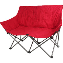 Load image into Gallery viewer, Ozark Trail Camping Love Seat Chair, Red