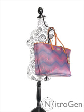 Load image into Gallery viewer, Ralph Lauren Delwood Coated Canvas Leather Tote