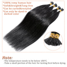 Load image into Gallery viewer, I Tip Hand-Tied 100% Human Hair Extensions