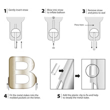 Load image into Gallery viewer, Way To Celebrate! Deluxe Multi Color "Happy Birthday" Balloon Yard Stake Decoration